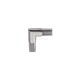 EMBOUT POUR TUBE PROFILE D20X1,25MM,AISI304 BROSSE