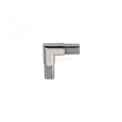 EMBOUT POUR TUBE PROFILE D20X1,25MM,AISI304 BROSSE