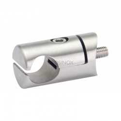 RACCORD 90DEG TUBE PROFILE D20X1,25MM,AISI304 BROSSE