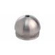 EMBOUT MOLETE,1/2 SPHERE,POUR D33,7X2,0MM,PERCAGE M8 , AISI304 BROSSE