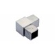 RACCORD A 90DEG, 25 X 25 X 2,0 MM,AISI316 BROSSE