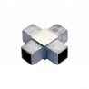 RACCORD EN CROIX, 25 X 25 X 2,0 MM,AISI316 BROSSE