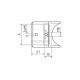 RACCORD POUR TUBE D42,4MM,SUR TUBE D48,3MM , AISI316 BROSSE