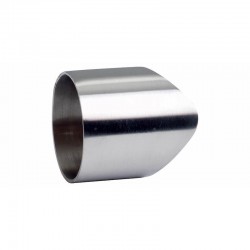 RACCORD POUR TUBE D42,4MM A SOUDER,SUR TUBE PLAT , AISI304 BROSSE