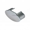 EMBOUT PLAT POUR TUBE A GORGE OVAL,80X40X1,5MM, AISI316 BROSSE