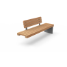Rondure - Eléments modulaire avec pied et dossier, droit
