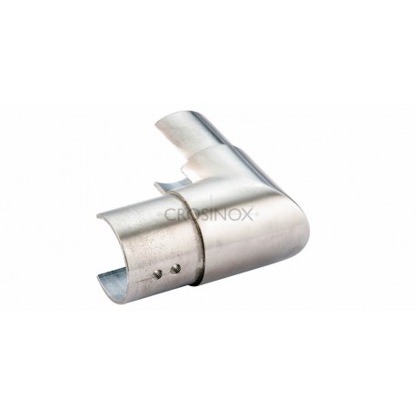 Coude vertical tube a gorge diametre 42,4mm