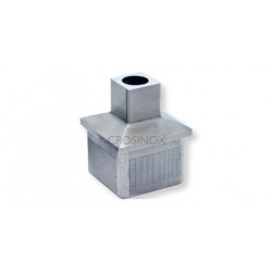 EMBOUT CARRE 40X40X2,0MM,RESERVATION POUR TIGE DE 12MM