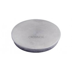 EMBOUT MOLETE, PLAT, POUR D60,3X2,0MM,AISI304 BROSSE