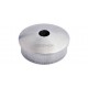 EMBOUT MOLETE, BOMBE, POUR D33,7X2,0MM,PERCAGE M8, AISI304 BROSSE