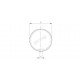 SPHERE CREUSE D60X2,0MM, INSERT M8,AISI304 POLI MIROIR