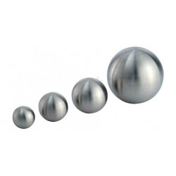 SPHERE CREUSE D90X2,0MM, INSERT M8,AISI304 POLI MIROIR