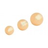 SPHERE CREUSE D200X2,0MM, INSERT M10,LAITON POLI MIROIR, VERNIS