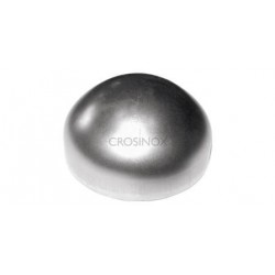 DEMI-SPHERE CREUSE, D33,7MM,AISI304 TOURNE BRUT