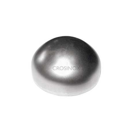 DEMI-SPHERE CREUSE, D33,7MM,AISI304 TOURNE BRUT