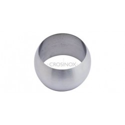 BAGUE DECOR D33,7MM,AISI316 BROSSE