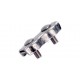 SERRE-CÂBLE DOUBLE 25X20MM, CÂBLE 5MM,AISI316 BROSSE