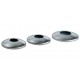 CACHE-PLATINE BOMBEE D125MM, H10MM,OUVERTURE D43MM, AISI304 BROSSE