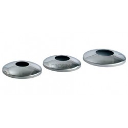 CACHE-PLATINE BOMBEE D125MM, H10MM,OUVERTURE D43MM, AISI304 BROSSE