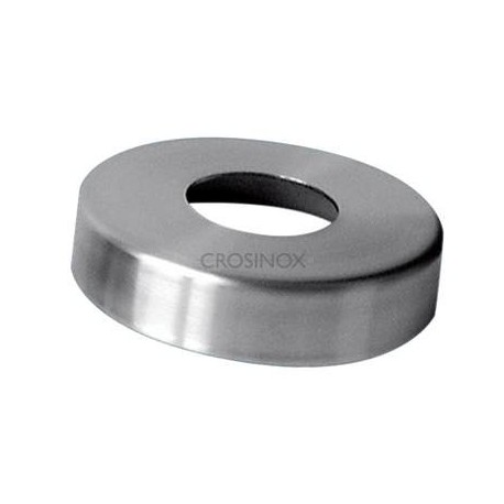CACHE-PLATINE D76MM, OUVERTURE D14,5MM,HAUTEUR 12MM, AISI316 POLI MIROIR