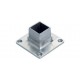 PLATINE SOL/MUR POUR 50X50X2MM,AISI316 BROSSE