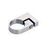COLLIER DE FIXATION POUR TUBE D42,4MM,AJUSTABLE, AISI316 BROSSE
