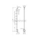 POTEAU DE GARDE-CORPS D42,4 X 2,0 MM,AISI304, PERCAGE 6 X D12,2
