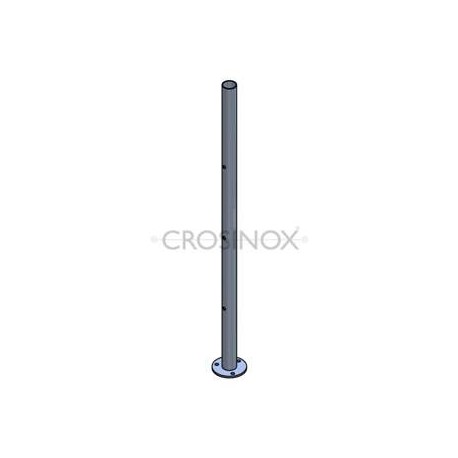 POTEAU DE GARDE-CORPS D42,4 X 2,0 MM,AISI304, PERCAGE 3 X D10,2MM