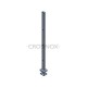 POTEAU DE GARDE-CORPS D40 X 2,0 MM,AISI304 3 X TROU DEBOUCH. D10,2