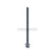 POTEAU DE GARDE-CORPS D40 X 2,0 MM,AISI304 4X TROU DEBOUCH. D10,2M