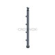 POTEAU DE GARDE-CORPS D42,4 X 2,0 MM,AISI304 MONTAGE RAMPE, 4XSUPPORTS