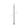 POTEAU SUPPORT D42,4X2,0MM, H970MM,AISI304 BROSSE