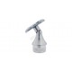 SUPPORT FIXE SUR POTEAU D48,3X2,0MM,PLATINE POUR D48,3MM, AISI304 BROSSE