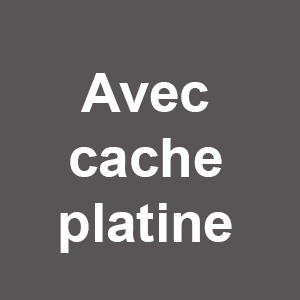 Avec cache platine