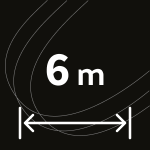 6 m