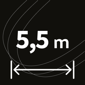 5,5 m